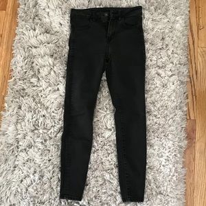 AE Black skinny jeans